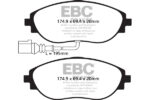 EBC Yellowstuff Brake Pads For Audi S3 8V 2.0T
