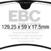 EBC Yellowstuff Brake Pads For Audi RS5 B9 2.9 Turbo