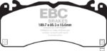 EBC Yellowstuff Brake Pads For Ford Mustang 5.0 6th Gen