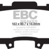 EBC Yellowstuff Brake Pads For Ford Mustang 2.3 Turbo 6th Gen