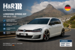 H&R Lowering Spring Kit VW Golf 7 GTI MK7 25mm Sport Springs