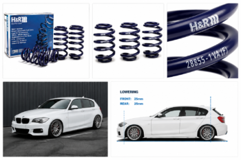 H&R Lowering Spring Kit BMW M140i F20 F21 25mm Sport Springs